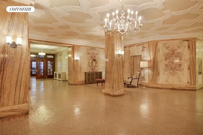New York City Real Estate | View 240 West 98th Street, 3G | Exquisite marble lobby | View 7