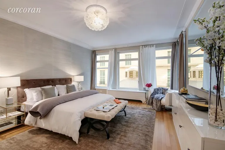 New York City Real Estate | View 15 Central Park West, 3C | Master Bedroom | View 4