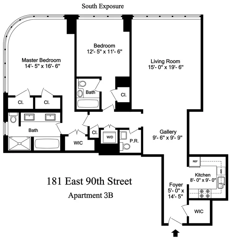 181 East 90th Street, 3B | floorplan | View 8