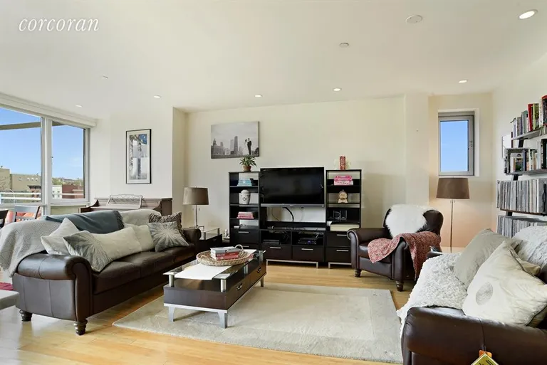 New York City Real Estate | View 35 McDonald Avenue, 5C | Bright & inviting living room | View 3