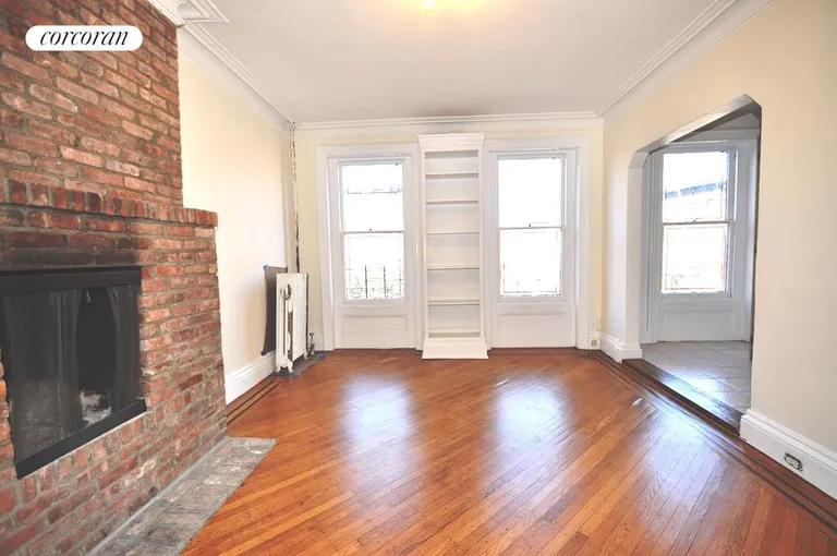 New York City Real Estate | View 18 Willoughby Avenue, 2 | Wood Burning Fire Place | View 3