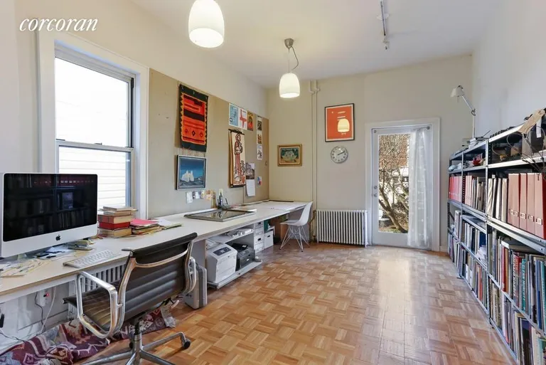 New York City Real Estate | View 129A Calyer Street | Light-Filled Workspace | View 6