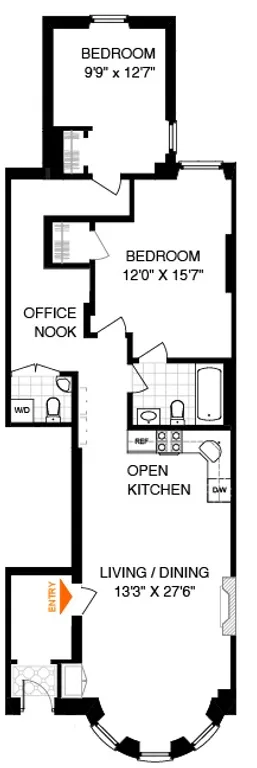 924 Lincoln Place, 1 | floorplan | View 6