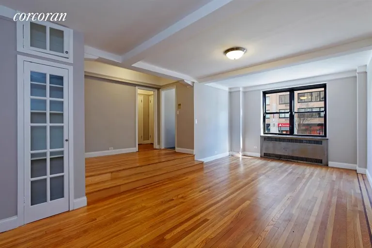 New York City Real Estate | View 200 West 20th Street, 206 | Prewar moldings and gleaming hardwood floors | View 2