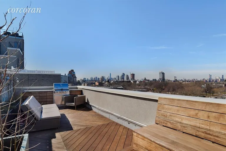 New York City Real Estate | View 122 Newton Street, PH | Roof Deck | View 7