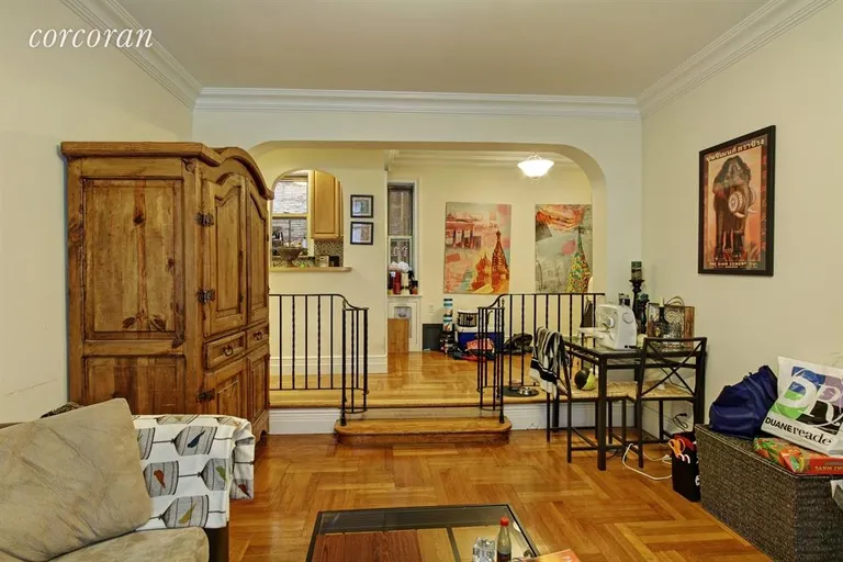 New York City Real Estate | View 210 West 19th Street, 5D | Living Room | View 2