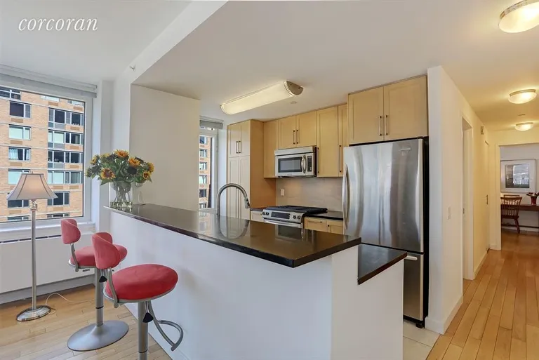 New York City Real Estate | View 415 Main Street, 9G | Kitchen | View 3