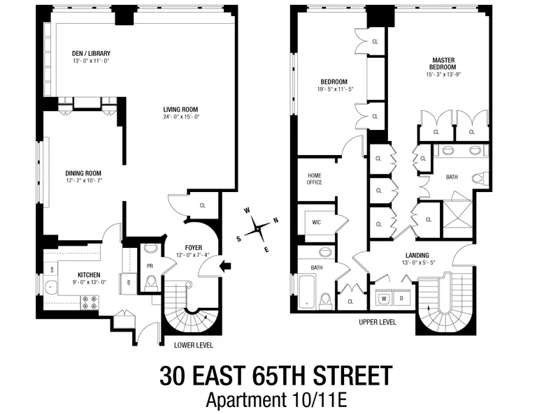 30 East 65th Street, 10-11E | floorplan | View 12