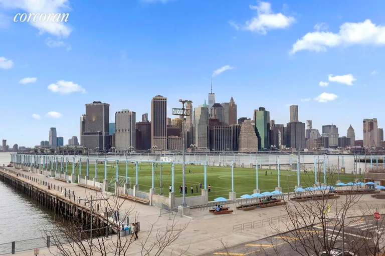 New York City Real Estate | View 360 Furman Street, 214 | Full city and harbor views | View 6