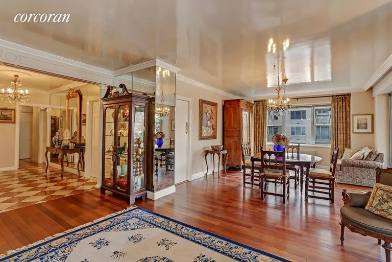 New York City Real Estate | View 150 East 69th Street, 8P | Dining Room..open & large | View 3