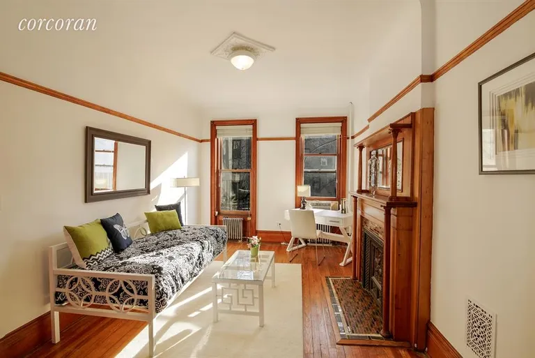 New York City Real Estate | View 524 2nd Street | 3rd floor back bedroom or library or  home office | View 7