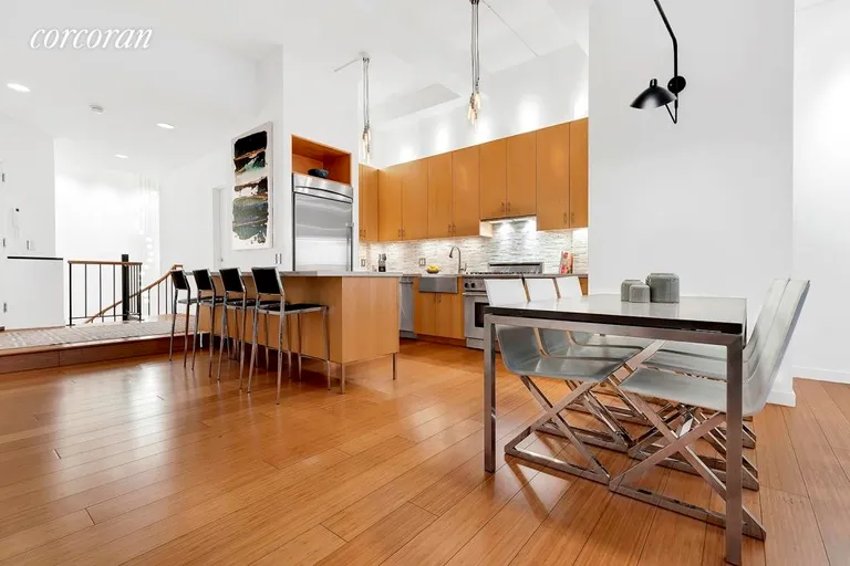 New York City Real Estate | View 233 West 26th Street, 1E | Spacious dining area for more formal dinners! | View 5