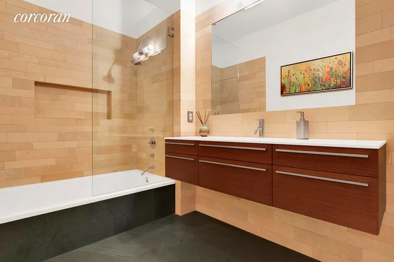 New York City Real Estate | View 233 West 26th Street, 1E | Huge Master Bath | View 12