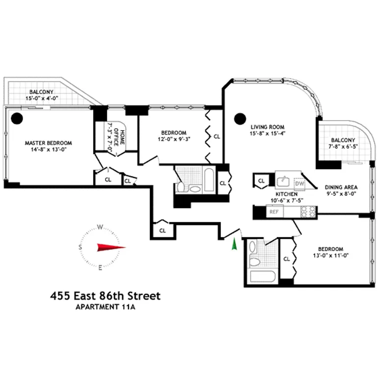 455 EAST 86TH STREET, 11A | floorplan | View 6