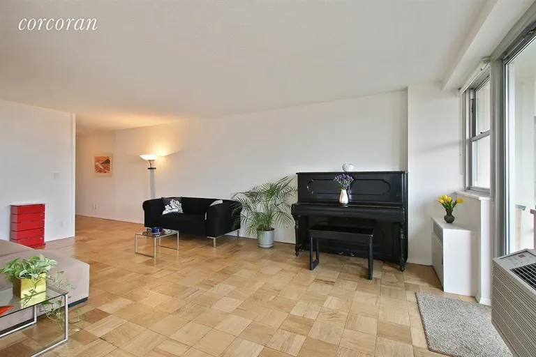 New York City Real Estate | View 75 Henry Street, 24H | Living Room | View 2