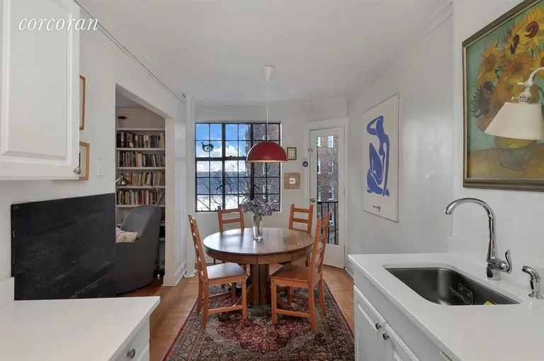 New York City Real Estate | View 116 Pinehurst Avenue, J35 | Watch the boats go by from your dining space | View 5