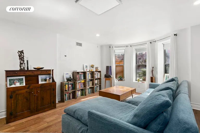 New York City Real Estate | View 407 2nd Street, #1 | Living room with southern exposures | View 2