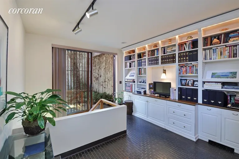 New York City Real Estate | View 21 State Street | Entry foyer and office/library | View 2