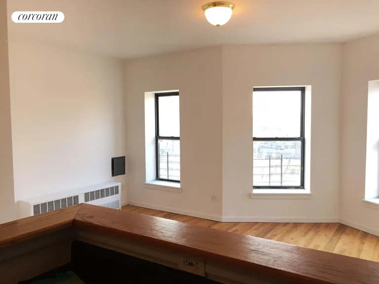New York City Real Estate | View 544 Van Buren Street, 2 | North Facing Alcove Living Room  | View 4