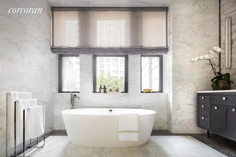 New York City Real Estate | View 235 West 75th Street, 523 | Master Tub | View 6
