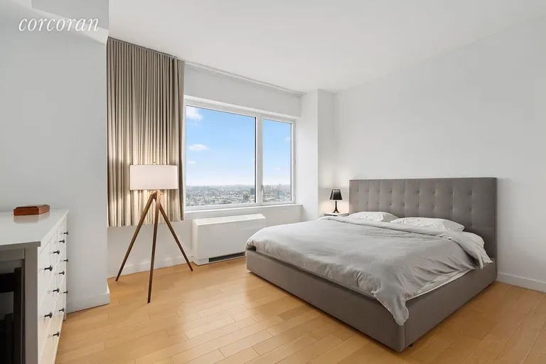 New York City Real Estate | View 22 North 6th Street, PH1E | Large Master Bedroom with open, unobstructed views | View 5