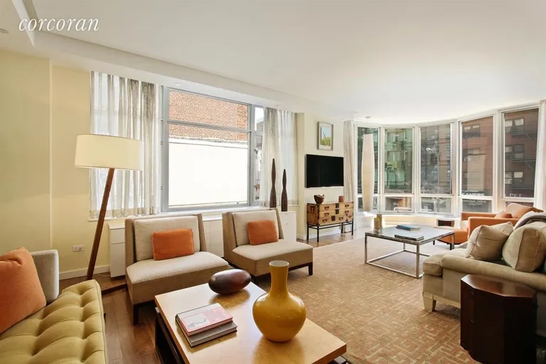 New York City Real Estate | View 201 West 17th Street, 2A | Living Room | View 3