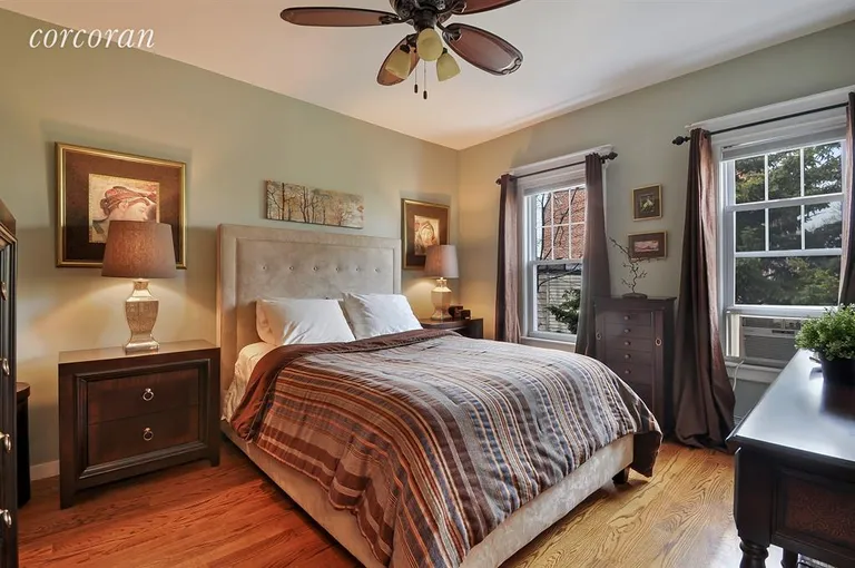 New York City Real Estate | View 3907 Snyder Avenue | Bedroom over looking the garden | View 4