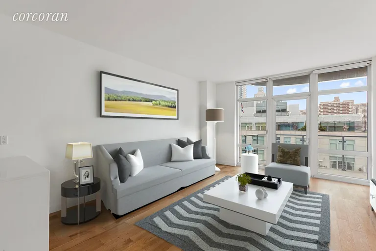 New York City Real Estate | View 555 West 59th Street, 12A | 1 Bed, 1 Bath | View 1
