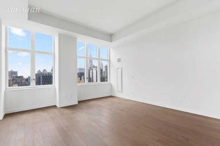 New York City Real Estate | View 305 East 51st Street, 31A | Living Room-Southern exposure  | View 5