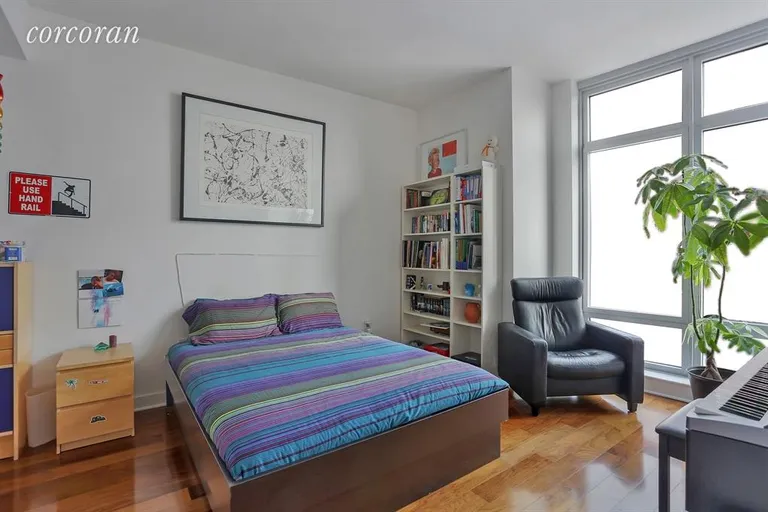 New York City Real Estate | View 2 Northside Piers, 27N | 2nd Bedroom | View 9