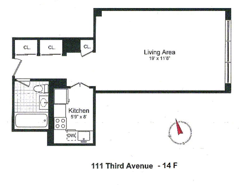 111 Third Avenue, 14F | floorplan | View 5