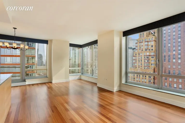 New York City Real Estate | View 30 West Street, 28B | 2 Beds, 2 Baths | View 1