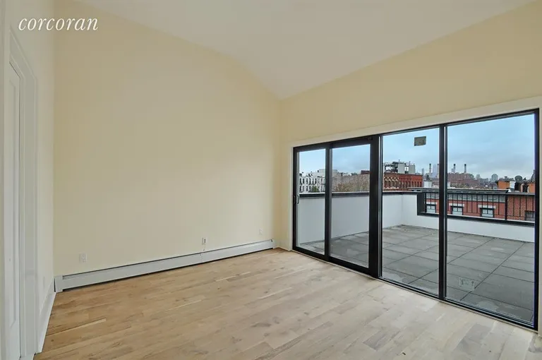 New York City Real Estate | View 212 Franklin Street, PH | Master BR | View 3