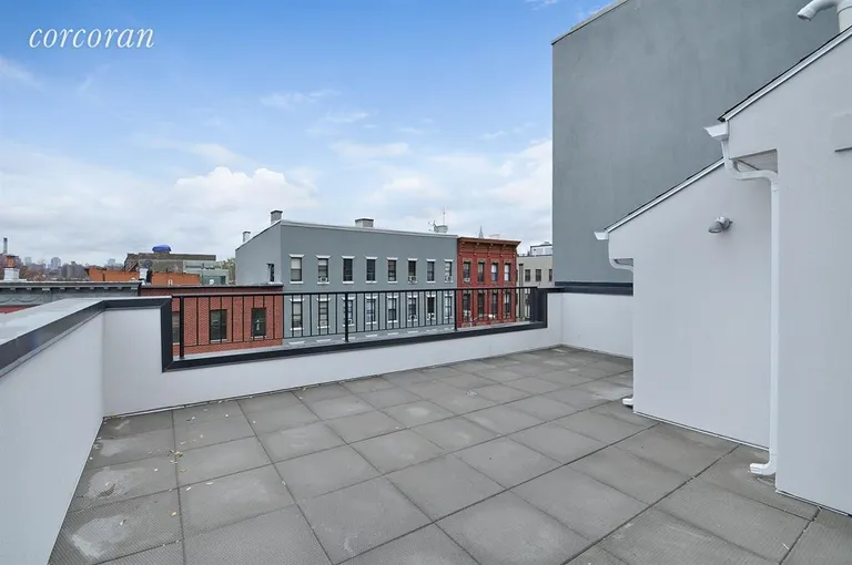 New York City Real Estate | View 212 Franklin Street, PH | Roof Terrace | View 4