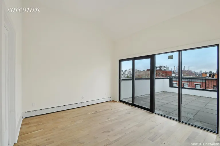 New York City Real Estate | View 212 Franklin Street, PH | Master BR | View 12