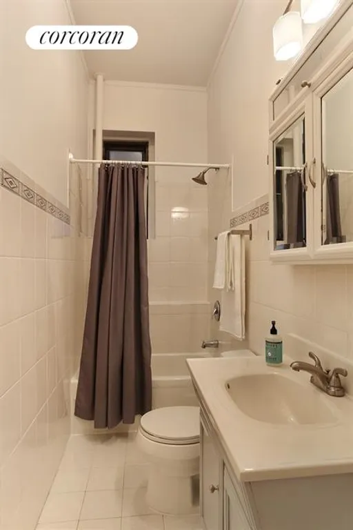 New York City Real Estate | View 175 Claremont Avenue, 3 |  Windowed Bathroom | View 5