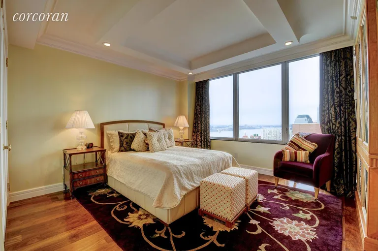 New York City Real Estate | View 10 West Street, 37-C | Master Bedroom | View 7