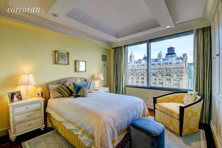 New York City Real Estate | View 10 West Street, 37-C | Second Bedroom | View 8
