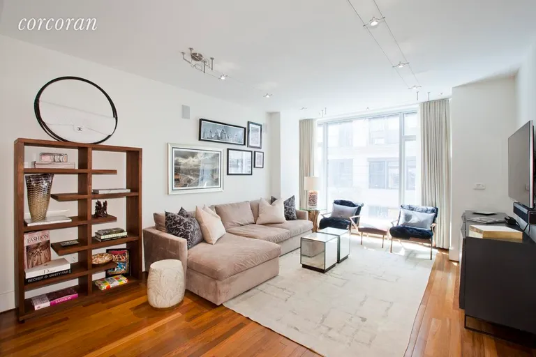 New York City Real Estate | View 163 West 18th Street, 3A | South facing windows overlook tree-lined 18th St. | View 3