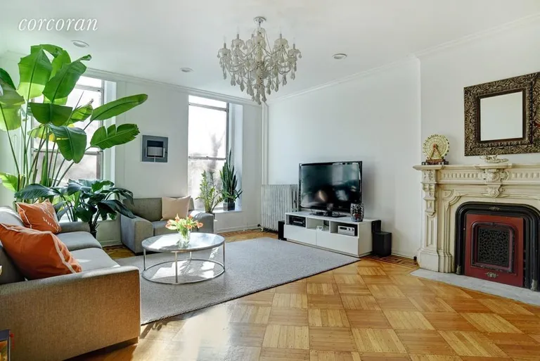 New York City Real Estate | View 31 1st Place, 2 | Beautiful Marble Mantle | View 2