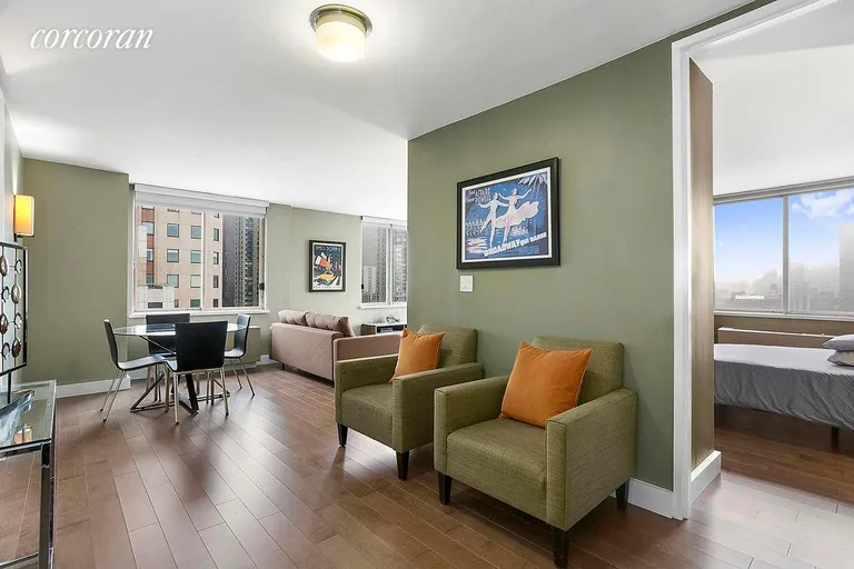 New York City Real Estate | View 350 West 50th Street, 25B | 2 | View 2