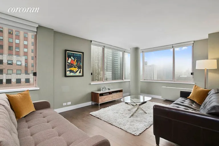 New York City Real Estate | View 350 West 50th Street, 25B | 2 Beds, 2 Baths | View 1