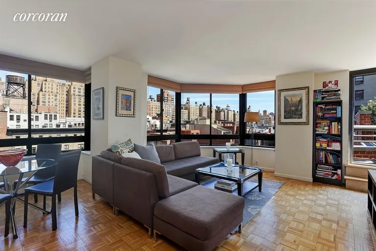 New York City Real Estate | View 225 West 83rd Street, 8Z | Living Room | View 2