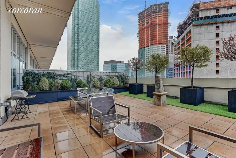 New York City Real Estate | View 27-28 Thomson Avenue, 608 | Deck | View 6