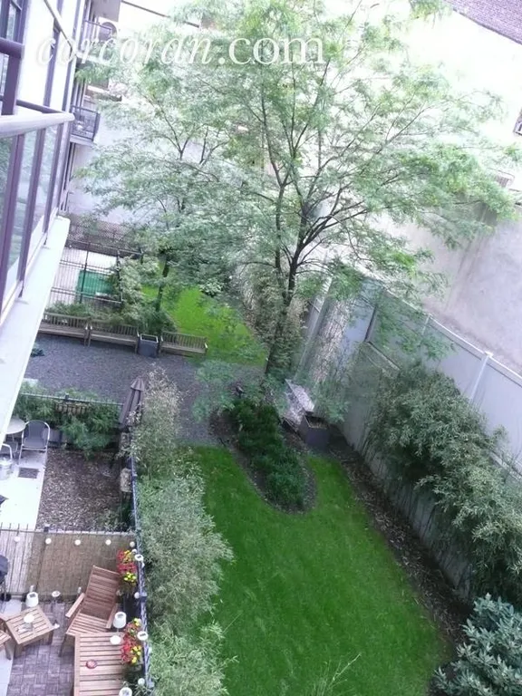 New York City Real Estate | View 350 West 53rd Street, 2B | Balcony overlooking courtyard | View 10