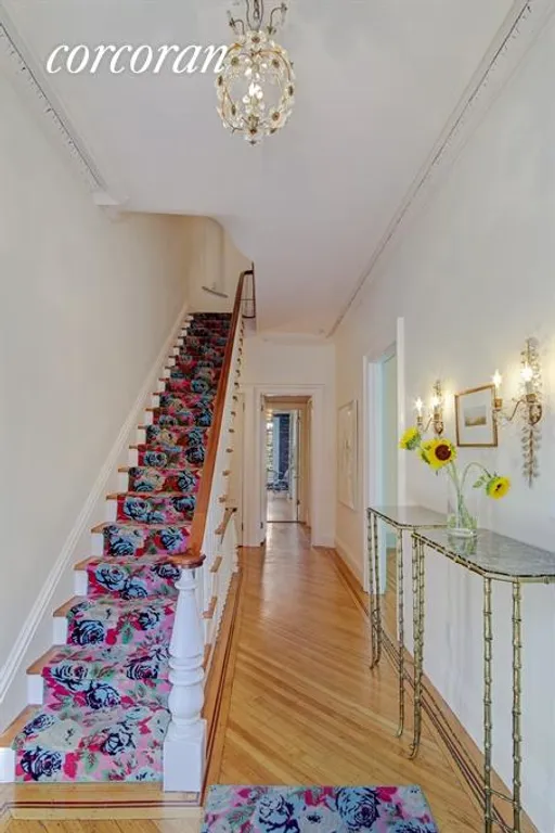 New York City Real Estate | View 31 Garden Place | Parlor floor entrance hall | View 2