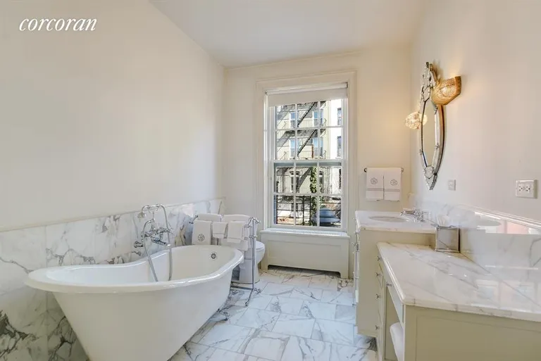 New York City Real Estate | View 31 Garden Place | Master bathroom | View 10