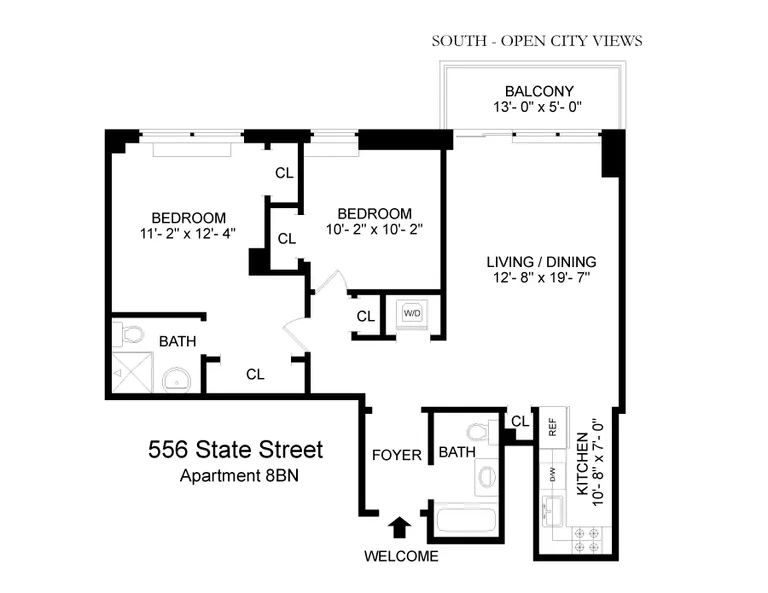 556 State Street, 8BN | floorplan | View 11