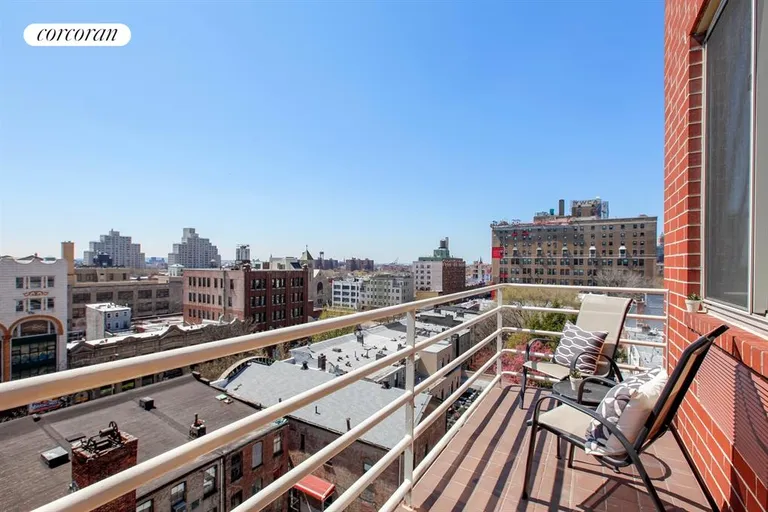 New York City Real Estate | View 556 State Street, 8BN | Large south-facing balcony | View 2