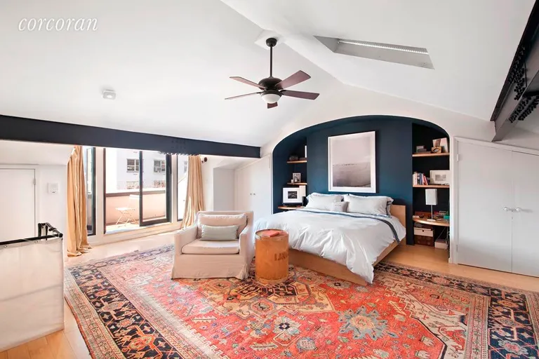 New York City Real Estate | View 349 West 22nd Street | PH-5th Fl Vaulted Master Bedroom | View 4